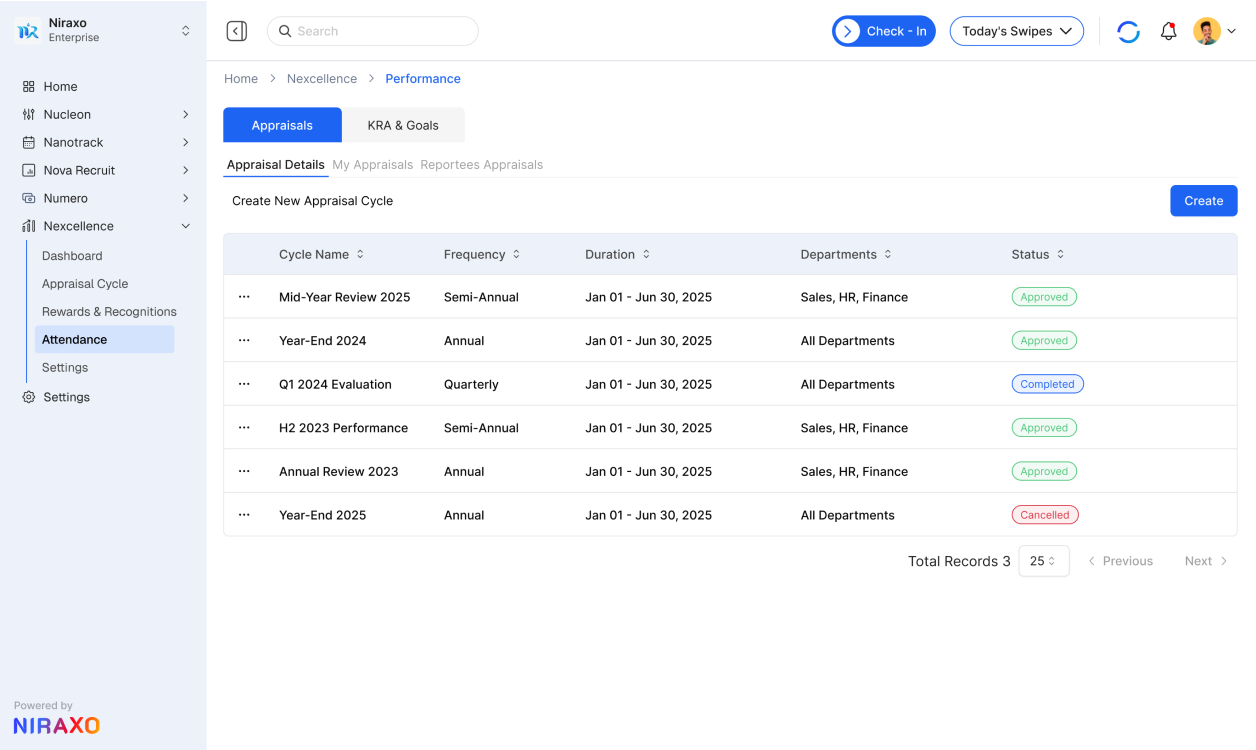 Dashboard feature: Salary Structure and Payroll